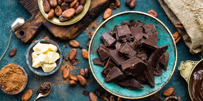 cacao nibs, chocolate, and other bitter foods